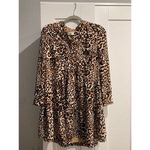 Whistles animal print dress size 2